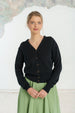 Elaine Cardigan, Long Sleeve, Black Pansy#color_black-pansy