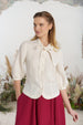 Jasmine Shirt, Long Sleeve, Milky White
#color_milky-white