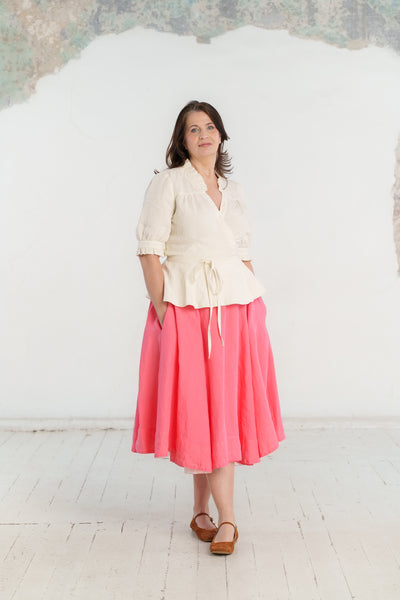 Wrap Skirt, Peony Pop
#color_peony-pop