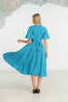 Wrap Dress, Butterfly Sleeve, Hawaiian Ocean
#color_hawaiian-ocean