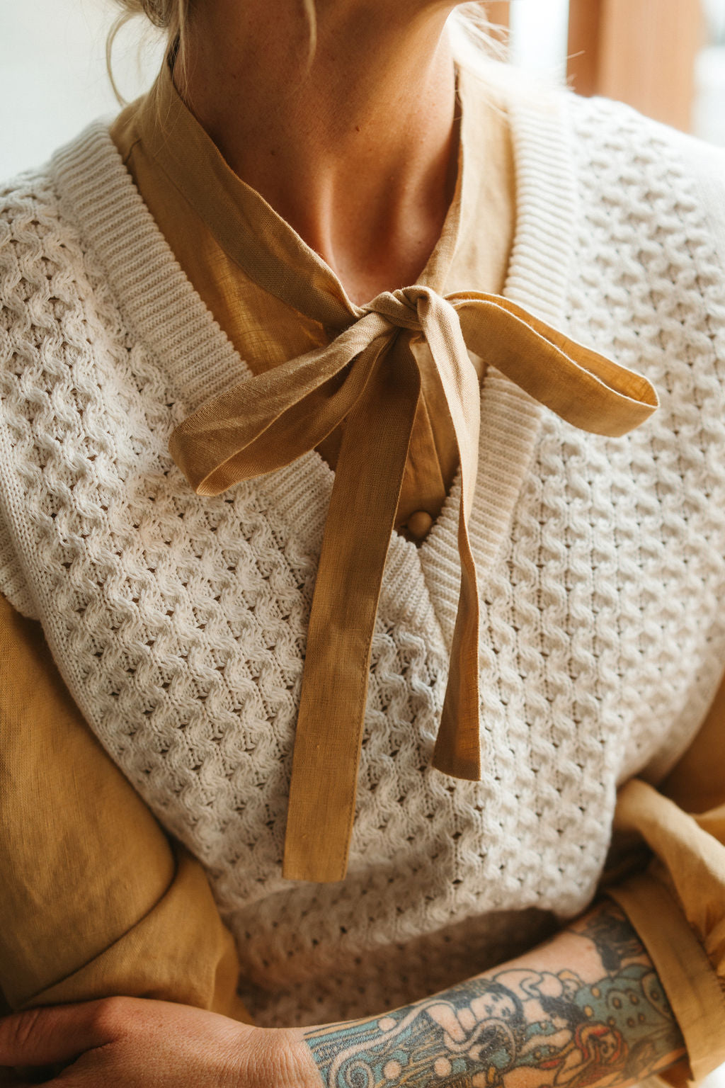 Jasmine Shirt, 3/4 Sleeve, Milk & Honey
#color_milk-honey
