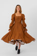 Briar Dress, Long Sleeve, Warm Brown
#color_warm-brown