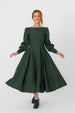 Hawthorn Dress, Long Sleeve, Evergreen
#color_evergreen